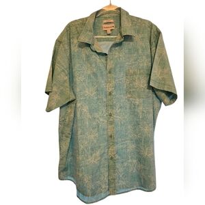 Saddlebred Button Shirt, 2X size, mint green.